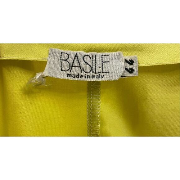 Basile Italy Two Piece Shorts Suit Neon Green Euro Sz 44 (US L)Jacket & Shorts - Picture 15 of 16